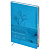   Еженедельник датированный 2026г., А6+, 80л., мягкий переплет, кожзам, BG "Season. Crocus", голубой, полноцветный вырубной блок