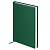   Ежедневник недатированный, А6, 160л., твердый переплет, балакрон "Ariane. Dark green", зеленый