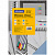 Обложка А4 OfficeSpace "Кожа" 230г/кв.м, голубой картон, 100л.