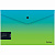 Папка-конверт на кнопке Berlingo "Radiance", 180мкм, голубой/зеленый градиент, с рисунком
