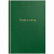 Книга учета OfficeSpace, А4, 96л., клетка, 200*290мм, бумвинил, цвет зеленый, блок офсетный