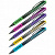 Ручка шариковая автоматическая Berlingo "SI-400 Color" синяя, 0,7мм, грип, корпус ассорти