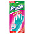   Перчатки резиновые хозяйственные Paclan "Practi Extra Dry", разм. M, х/б напыление, 100% флок, голубые, пакет
