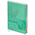   Еженедельник датированный 2026г., А6+, 80л., мягкий переплет, кожзам, BG "Season. May lily", зеленый, полноцветный вырубной блок