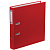 Папка-регистратор OfficeSpace, 50мм, бумвинил, с карманом на корешке, красная