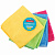 Салфетки для уборки OfficeClean "Универсальные", набор 4шт., микрофибра, 25*25см