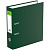   Папка-регистратор СТАММ "Стандарт", 70мм, бумвинил, с карманом на корешке, зеленая