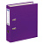   Папка-регистратор OfficeSpace, 70мм, бумвинил, с карманом на корешке, фиолетовая